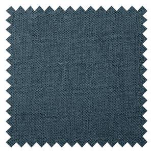 Repose-pieds capitonné Koski I Tissu - Tissu Lito: Bleu marine