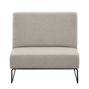 Fauteuil Litti I Tissu - Tissu Nere: Gris clair