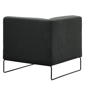 Fauteuil Litti II Tissu - Tissu Nere: Noir