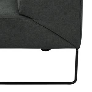 Fauteuil Litti II geweven stof - Geweven stof Nere: Zwart