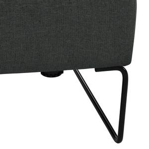 Fauteuil Litti II Tissu - Tissu Nere: Noir