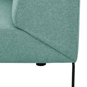 Fauteuil Litti II geweven stof - Geweven stof Voer: Lichtblauw