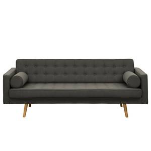 Sofa Kitee I (3-Sitzer) Webstoff - Webstoff Rona: Dunkelgrau