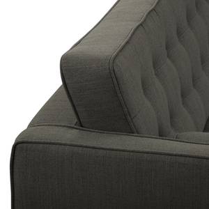 Sofa Kitee I (3-Sitzer) Webstoff - Webstoff Rona: Dunkelgrau