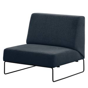 Fauteuil Litti I Tissu - Tissu Nere: Bleu marine