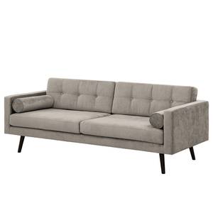 Sofa Kimito I (3-Sitzer) Webstoff - Webstoff Lito: Hellgrau