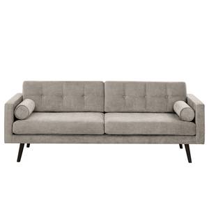 Sofa Kimito I (3-Sitzer) Webstoff - Webstoff Lito: Hellgrau