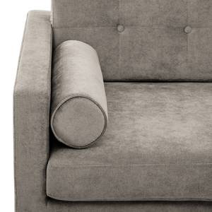 Sofa Kimito I (3-Sitzer) Webstoff - Webstoff Lito: Hellgrau