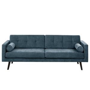 Sofa Kimito I (3-Sitzer) Webstoff - Webstoff Lito: Marineblau