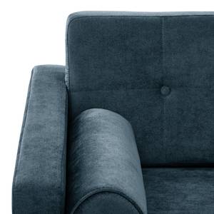 Sofa Kimito I (3-Sitzer) Webstoff - Webstoff Lito: Marineblau