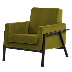 Fauteuil Hanko I fluweel - Velours Ravi: Avocado