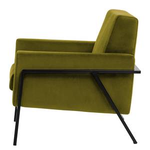 Fauteuil Hanko I fluweel - Velours Ravi: Avocado