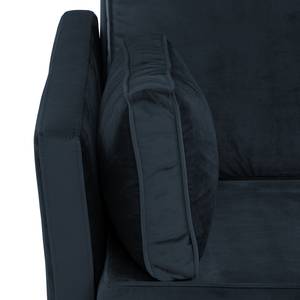 Sofa Voiron I (2,5-Sitzer) Samt - Samt Ravi: Dunkelblau