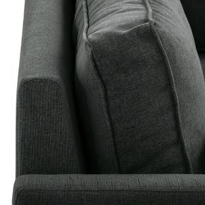Sofa Voiron I (2,5-Sitzer) Webstoff - Webstoff Nere: Schwarz
