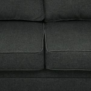 Sofa Voiron I (2,5-Sitzer) Webstoff - Webstoff Nere: Schwarz