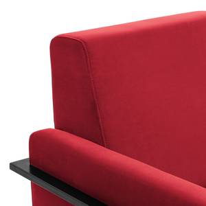 Fauteuil Hanko I Velours - Velours Ravi: Rouge