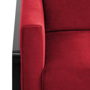 Fauteuil Hanko I fluweel - Velours Ravi: Rood