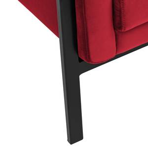 Fauteuil Hanko I Velours - Velours Ravi: Rouge