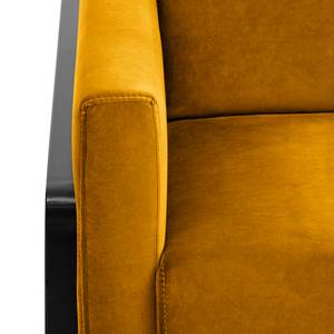 Fauteuil Hanko I fluweel - Velours Ravi: Mosterdgeel