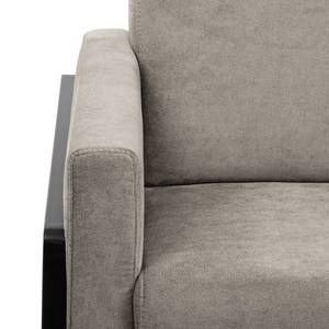 Fauteuil Hanko I Tissu - Tissu Lito: Gris clair