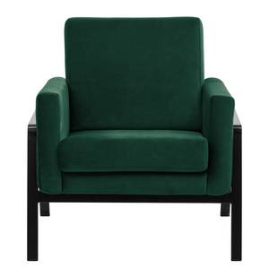 Fauteuil Hanko I Velours - Velours Ravi: Vert vieilli