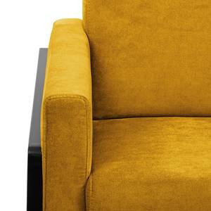 Fauteuil Hanko I Tissu - Tissu Lito: Jaune maïs