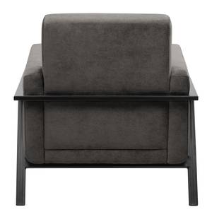 Fauteuil Hanko I Tissu - Tissu Lito: Gris