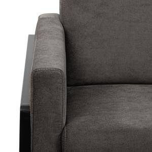 Fauteuil Hanko I Tissu - Tissu Lito: Gris