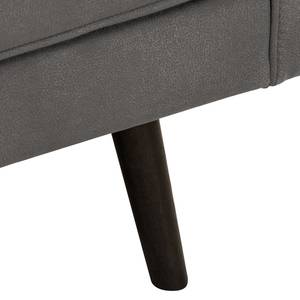 Sofa Vagnas I (3-Sitzer) Microfaser - Microfaser Yona: Grau