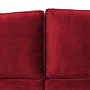Sofa Voiron I (2,5-Sitzer) Samt - Samt Ravi: Rot