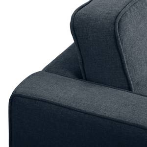 Fauteuil Vagnas I geweven stof - Geweven stof Nere: Marineblauw