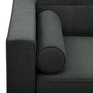 Sofa Vagnas I (3-Sitzer) Webstoff - Webstoff Nere: Schwarz