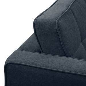 Sofa Vagnas I (3-Sitzer) Webstoff - Webstoff Nere: Marineblau