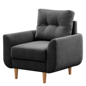 Fauteuil Kaavi I Tissu - Tissu Deran: Anthracite