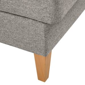 Ecksofa Koski I Webstoff - Webstoff Ala: Grau - Longchair davorstehend rechts