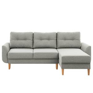 Ecksofa Kaavi I Webstoff - Webstoff Voer: Grau - Longchair davorstehend rechts