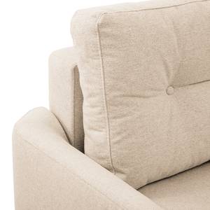 Ecksofa Kaavi I Webstoff - Webstoff Deran: Creme - Longchair davorstehend rechts