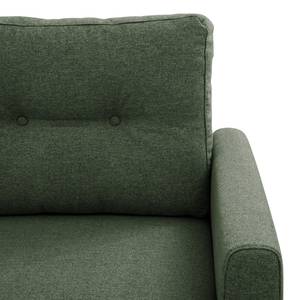 Ecksofa Koski I Webstoff - Webstoff Ala: Grün - Longchair davorstehend links