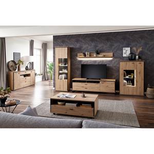 Tv-meubel Buena balkeneikenhouten look/antracietkleurig