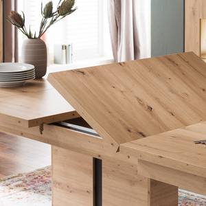 Table Buena Imitation planches de chêne / Anthracite