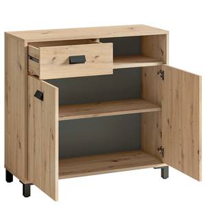 Lage kast Vendooren Artisan eikenhouten look/zwart