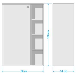 Armoire de salle de bain Tom Tailor I Vert foncé