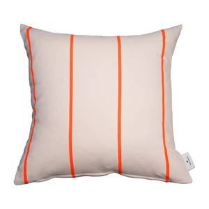 Housse de coussin Neon Stripes Tissu mélangé - Orange - 45 x 45 cm