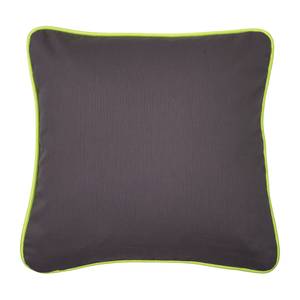 Housse de coussin Neon Edge Coton - Gris / Jaune