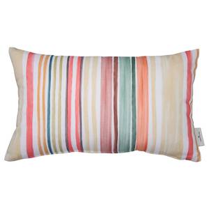 Kissenbezug Washed Stripes Baumwollstoff - Mehrfarbig - 50 x 30 cm