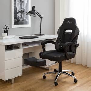 Gaming Chair mcRacing A25 Kunstleder / Kunststoff - Grau / Chrom