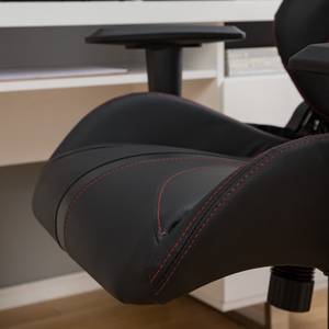 Gaming Chair mcRacing III Kunstleder / Kunststoff - Schwarz / Carbon Dekor