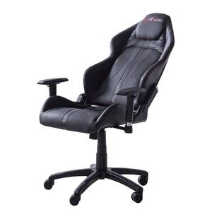 Gaming Chair mcRacing III Kunstleder / Kunststoff - Schwarz / Carbon Dekor