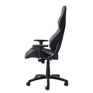 Gaming Chair mcRacing III Kunstleder / Kunststoff - Schwarz / Carbon Dekor