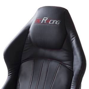 Sedia gaming mcRacing III Similpelle / Plastica - Nero / Color carbone